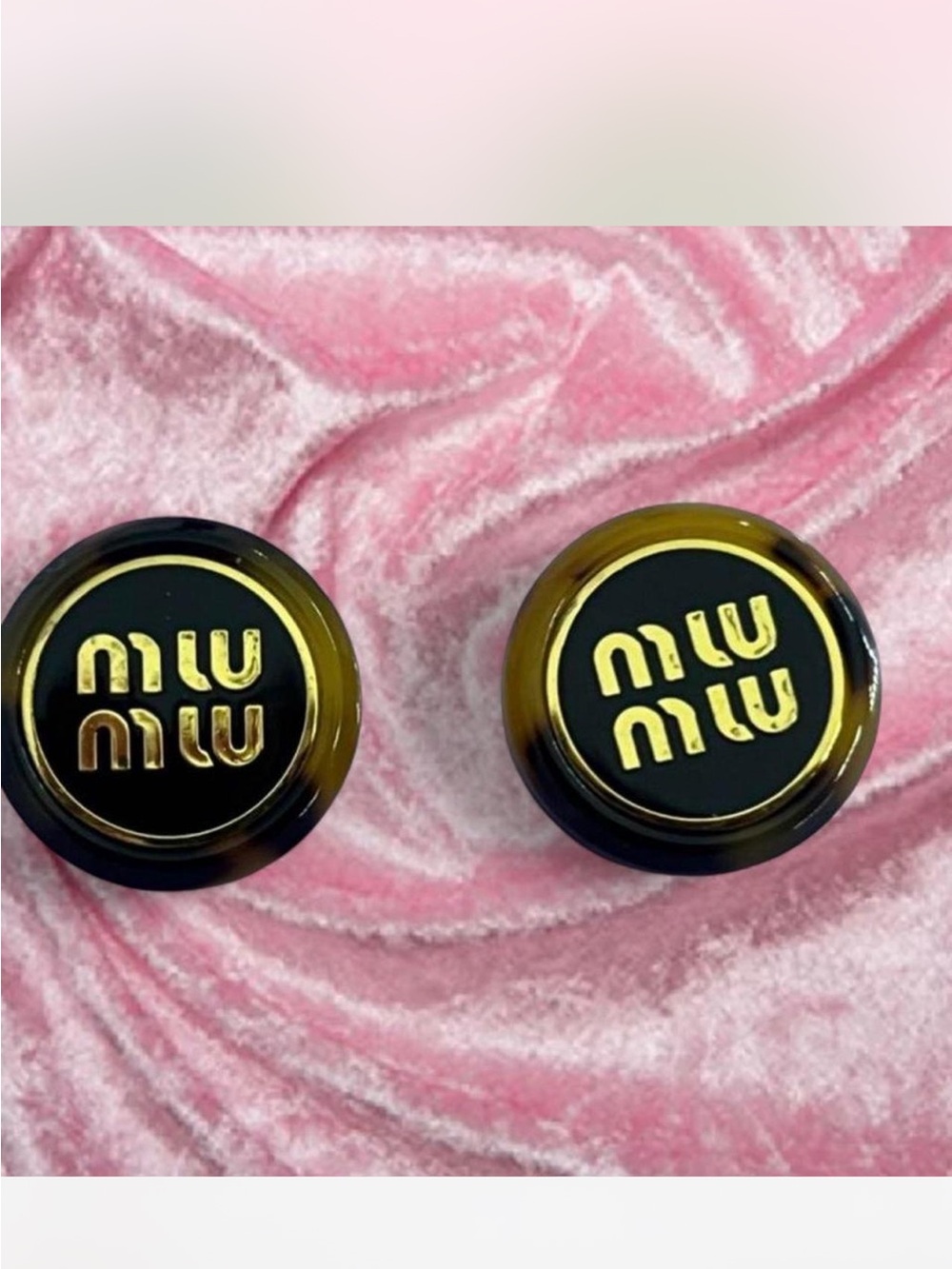 Button Earrings - Picture 1 of 3